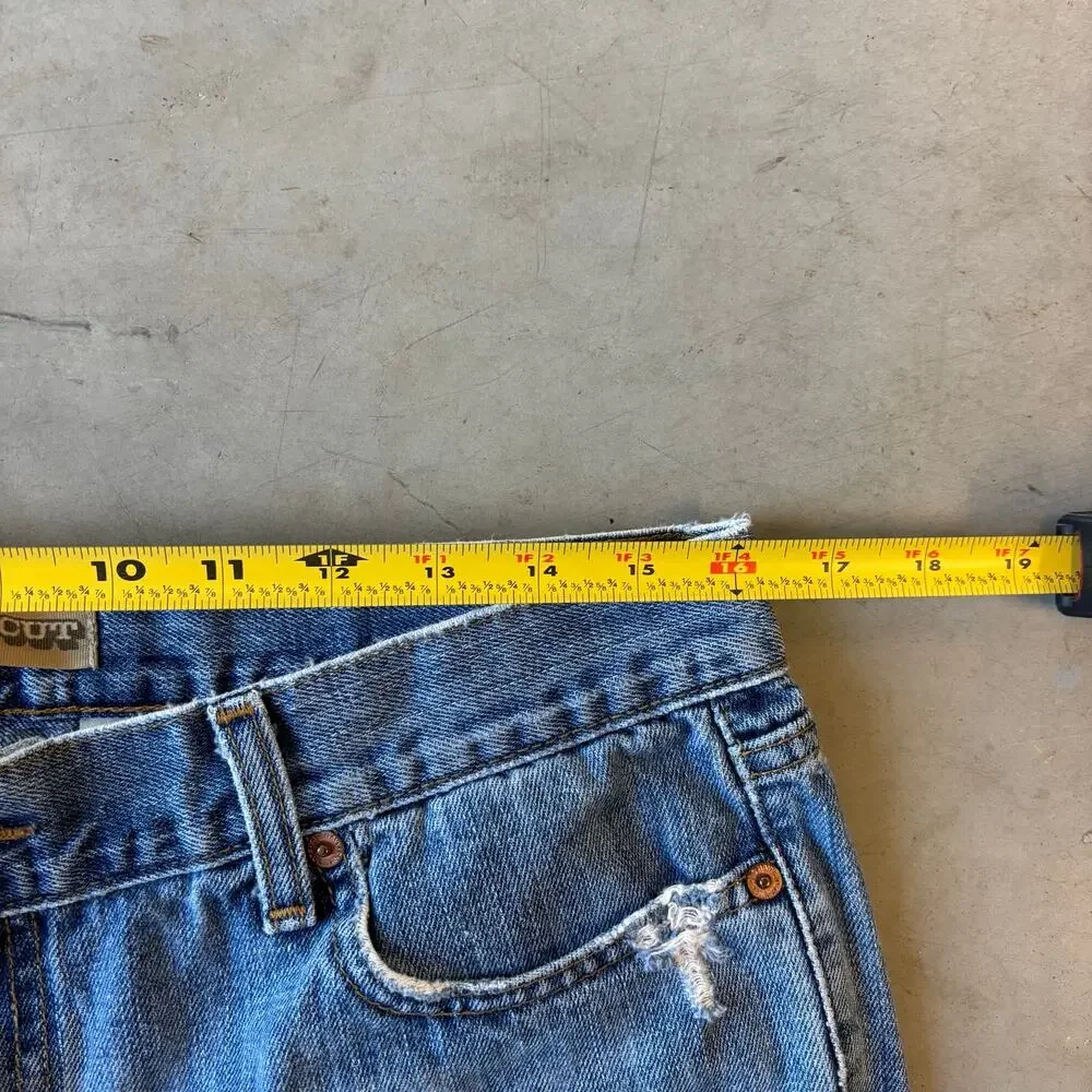 y2k vintage faded painted bootcut flared jeans